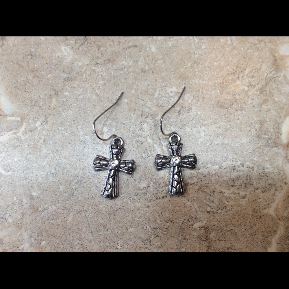 Cross earrings